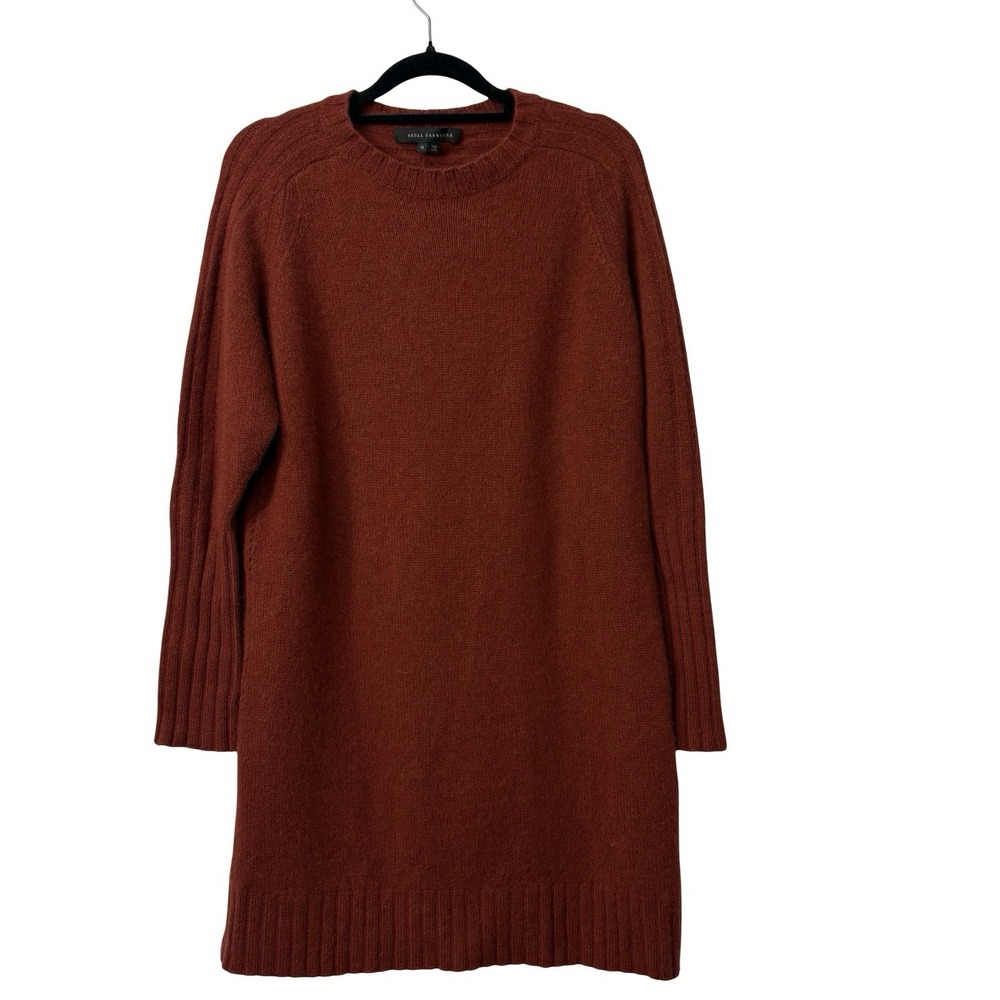 Skull Cashmere Copper 100% Cashmere Sweater Dress Size Medium